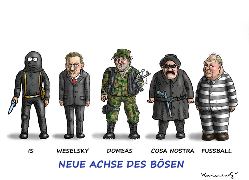 Cartoon: NEUE ACHSE DES BÖSEN (medium) by marian kamensky tagged lokführerstreik,db,streik,gdl,weselsky,achse,des,bösen,lokführerstreik,db,streik,gdl,weselsky,achse,des,bösen