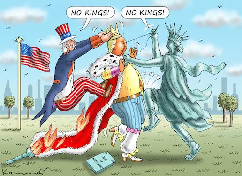 NO KINGS-PROTESTE IN DEN USA NO KINGS-PROTESTE IN DEN USA