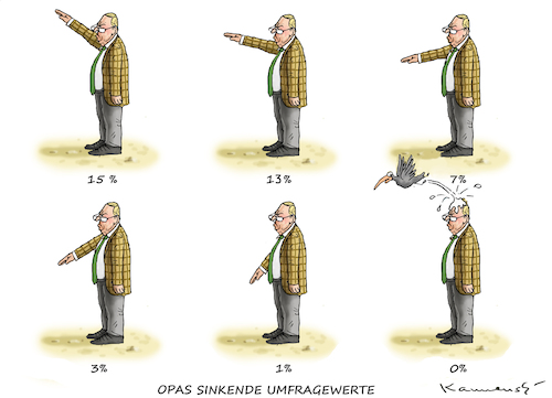 Cartoon: OPAS ARMKRAMPF IM SINKFLUG (medium) by marian kamensky tagged merkel,seehofer,unionskrise,csu,cdu,flüchtlinge,gauland,merz,afd,spahn,akk,immunität,björn,höcke,hackerangriff,verfassungsschutz,söder,merkel,seehofer,unionskrise,csu,cdu,flüchtlinge,gauland,merz,afd,spahn,akk,immunität,björn,höcke,hackerangriff,verfassungsschutz,söder