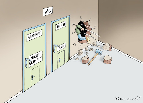 Cartoon: PRIORISIERUNG (medium) by marian kamensky tagged priorisierung,impfung,impfreihenfolge,priorisierung,impfung,impfreihenfolge