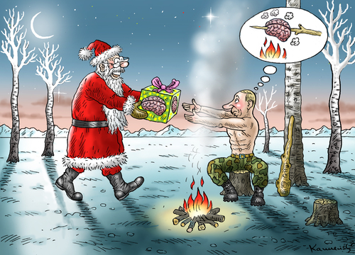 Santa bei Putin