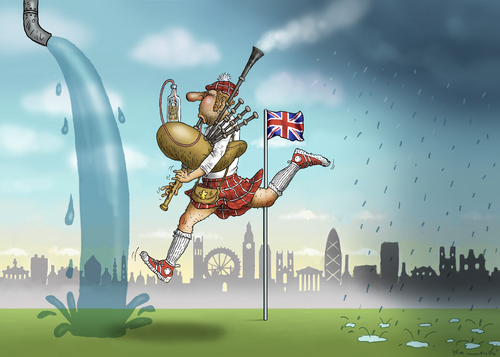 Cartoon: Schottentrennung von England (medium) by marian kamensky tagged schottentrennung,von,england,eu,schottentrennung,von,england,eu