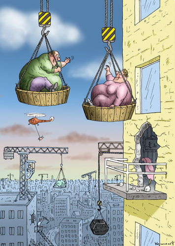 Cartoon: Science Fiction (medium) by marian kamensky tagged science,fiction,essen,übergewicht,zuckersucht,füllerei,science,fiction,essen,übergewicht,zuckersucht,füllerei