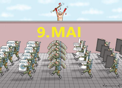 Cartoon: SIEGESPARADE (medium) by marian kamensky tagged putins,bescherung,ukraine,provokation,swift,nato,osterweiterung,putins,bescherung,ukraine,provokation,swift,nato,osterweiterung