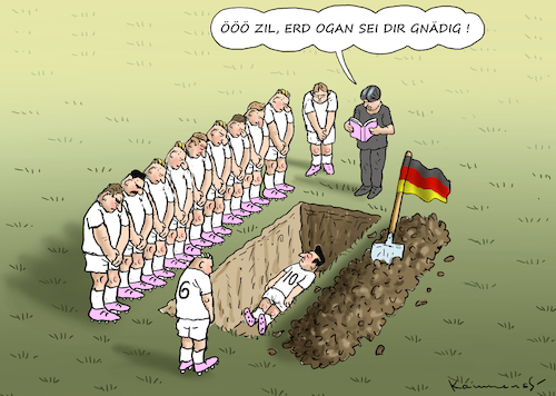 Cartoon: SOMMERLOCH VON ERD OGANS GNADEN (medium) by marian kamensky tagged özil,erdogan,dfb,özil,erdogan,dfb