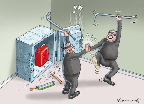 Cartoon: Spritknacker (medium) by marian kamensky tagged spritknacker,benzin,diesel,inflation,spritknacker,benzin,diesel,inflation