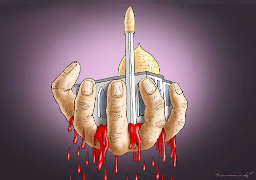 Cartoon: TERROR IN CHRISTCHURCH (medium) by marian kamensky tagged terror,in,christchurch,new,zealand,islamophobie,racism,intollerance,terror,in,christchurch,new,zealand,islamophobie,racism,intollerance