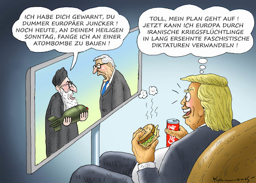 Cartoon: TRUMPS FEUCHTER TRAUM (medium) by marian kamensky tagged obama,trump,präsidentenwahlen,usa,baba,vanga,republikaner,inauguration,demokraten,kim,jong,un,wikileaks,faschismus,singarur,nato,summit,ruhani,iran,atomabkommen,pompeo,merkel,obama,trump,präsidentenwahlen,usa,baba,vanga,republikaner,inauguration,demokraten,kim,jong,un,wikileaks,faschismus,singarur,nato,summit,ruhani,iran,atomabkommen,pompeo,merkel