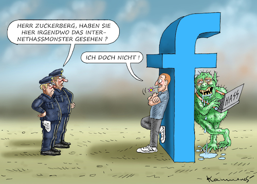 Cartoon: UNSCHULDSLAMM ZUCKERBERG (medium) by marian kamensky tagged zuckerberg,facebook,social,media,mobbing,rassismus,g20,zuckerberg,facebook,social,media,mobbing,rassismus,g20