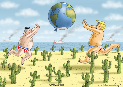 Cartoon: URLAUB IN SINGAPUR (medium) by marian kamensky tagged obama,trump,präsidentenwahlen,usa,baba,vanga,republikaner,inauguration,demokraten,kim,jong,un,wikileaks,faschismus,singarur,obama,trump,präsidentenwahlen,usa,baba,vanga,republikaner,inauguration,demokraten,kim,jong,un,wikileaks,faschismus,singarur