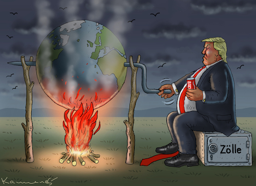 Cartoon: US-ZÖLLE (medium) by marian kamensky tagged trump,und,der,hurrikan,milton,us,wahlen,oberbefruchtungsvater,zölle,trump,und,der,hurrikan,milton,us,wahlen,oberbefruchtungsvater,zölle