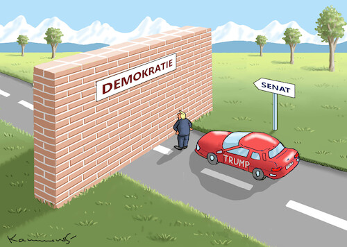 Cartoon: USA SENAT AN DIE DEMOKRATEN (medium) by marian kamensky tagged senat,trump,demokraten,usa,midterms,senat,trump,demokraten,usa,midterms