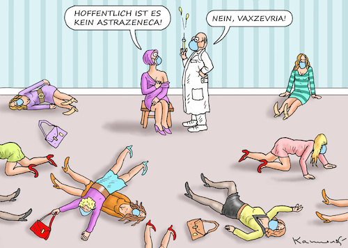 Cartoon: VAXZEVRIA (medium) by marian kamensky tagged vaxzevria,vaxzevria