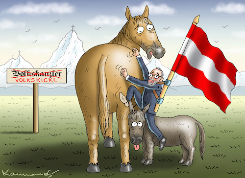 Cartoon: WAHLEN IN ÖSTERREICH (medium) by marian kamensky tagged wahlen,in,österreich,kickl,fpö,wahlen,in,österreich,kickl,fpö