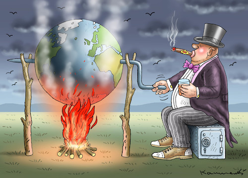 Cartoon: WARUM DER KLIMAWANDEL (medium) by marian kamensky tagged warum,der,klimawandel,warum,der,klimawandel