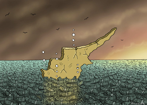 Cartoon: Zypern am Ertrinken (medium) by marian kamensky tagged rettungsschirm,eu,bankenkrise,krise,zypern,zypern,krise,bankenkrise,eu,rettungsschirm