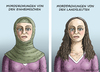 Cartoon: AISCHA IM WESTEN (small) by marian kamensky tagged burka,erlaubt