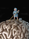 Cartoon: Brainwashing-Gehirnwäsche (small) by marian kamensky tagged humor