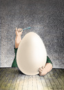 Cartoon: Breakfast Egg (small) by marian kamensky tagged humor
