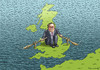 Cartoon: BREXIT (small) by marian kamensky tagged englandwahlen,david,cameron,nicola,sturgeon,brexit,schottland,nationalisten,nsp