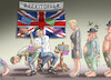Cartoon: BREXITOPFER (small) by marian kamensky tagged brexitopfer,sunak