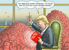 Cartoon: CHINESISCHES MÜTZENEMBARGO (small) by marian kamensky tagged obama,trump,präsidentenwahlen,usa,baba,vanga,republikaner,demokraten,tv,duell,versus,clinton,faschismus