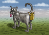 Cartoon: Cooler Hund (small) by marian kamensky tagged haustiere,hunde,parkanlagen,hygiene,frühling,mobidog