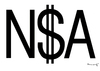 Cartoon: Das wahre NSA Logo (small) by marian kamensky tagged snowden,nsa,geheimdienste,russland,putin,verrat,equador,asyl,usa,eu,lauschangriff,in,deutschland,nord,korea,kim,jong,un,prism,tempora,obama,kalter,krieg