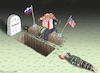 Cartoon: DIPLOMATIE (small) by marian kamensky tagged musk,trump,zuckerberg,bezos,felon,and,elon,in,panama,zölle,diktator,selenskyj,putin,ukraine,usa,china,telefonat,handelskrieg