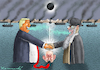 Cartoon: DIRTY PEACE (small) by marian kamensky tagged strasse,von,hormus,wieder,gesperrt