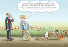 Cartoon: DUCE SALVINI IN BREDOUILLE (small) by marian kamensky tagged merkel,seehofer,unionskrise,csu,cdu,flüchtlinge