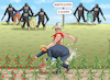Cartoon: ERNTEHELFER TRUMP (small) by marian kamensky tagged erntehelfer,trump