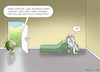 Cartoon: EXTREM OPTIMISTISCHER CARTOON (small) by marian kamensky tagged inzidenz,corona,pandemie,impfung