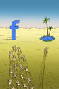 Cartoon: Facebook Rettung (small) by marian kamensky tagged facebook soziale netztwerke internet zuckerberg erstre hilfe abhämgigkeit drogen
