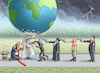Cartoon: FASCHISMUSKETTENREAKTION (small) by marian kamensky tagged faschismuskettenreaktion