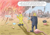 Cartoon: FIRE AND FURY (small) by marian kamensky tagged obama,trump,präsidentenwahlen,usa,baba,vanga,republikaner,inauguration,demokraten,wikileaks,faschismus,kalifornische,brände,jamal,khashoggi