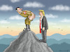 Cartoon: FRISCHE LUFT (small) by marian kamensky tagged obama,trump,präsidentenwahlen,usa,baba,vanga,republikaner,inauguration,demokraten,wikileaks,faschismus