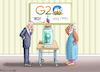 Cartoon: G 20 OHNE PUTIN (small) by marian kamensky tagged 20,ohne,putin,indien