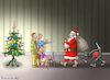 Cartoon: GEFÄHRLICHE WEIHNACHTEN (small) by marian kamensky tagged hamas,greift,israel,an,gefährliche,weihnachten