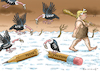 Cartoon: GOOD NIGHT DEMOCRACY ! (small) by marian kamensky tagged obama,trump,präsidentenwahlen,usa,baba,vanga,republikaner,inauguration,demokraten,wikileaks,faschismus