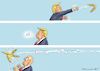 Cartoon: HANDELSKRIEGER TRUMP (small) by marian kamensky tagged obama,trump,präsidentenwahlen,usa,baba,vanga,republikaner,inauguration,demokraten,wikileaks,faschismus,trumps,handelskrieg,strafzölle
