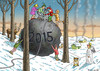 Cartoon: HAPPY NEW YEAR 2015 (small) by marian kamensky tagged happy,new,year,2015
