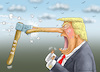 Cartoon: Happy New Year Donald! (small) by marian kamensky tagged obama,trump,präsidentenwahlen,usa,baba,vanga,republikaner,inauguration,demokraten,wikileaks,faschismus,jamal,khashoggi,shutdown