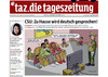 Cartoon: HURRAAAA  TITELSEITE DER TAZ (small) by marian kamensky tagged hurraaaa,titelseite,der,taz