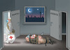 Cartoon: IMPFPFLICHT DURCH DIE HINTERNTÜR (small) by marian kamensky tagged curevac,testzentren,corona,impfung,pandemie,booster,impfpflicht