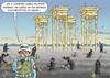 Cartoon: IS erobert Pamyra (small) by marian kamensky tagged irak,isis,al,baghdadi,kaida,terrorismus,assad,obama,usa,eu,putin,boko,haram,pamyra,schlepper,bundeswehr