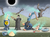 Cartoon: ISRAEL GEGEN IRAN (small) by marian kamensky tagged israel,gegen,iran