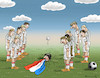 Cartoon: Jogi Löw hat eine Fahne (small) by marian kamensky tagged jogi,löw,deutschland,fussball,holland