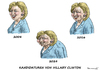 Cartoon: KANDIDATIN HILLARY CLINTON (small) by marian kamensky tagged kandidatin,hillary,clinton