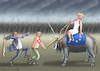 Cartoon: MACRON WARNT VOR DEM EU-TOD (small) by marian kamensky tagged macron,warnt,vor,dem,eu,tod